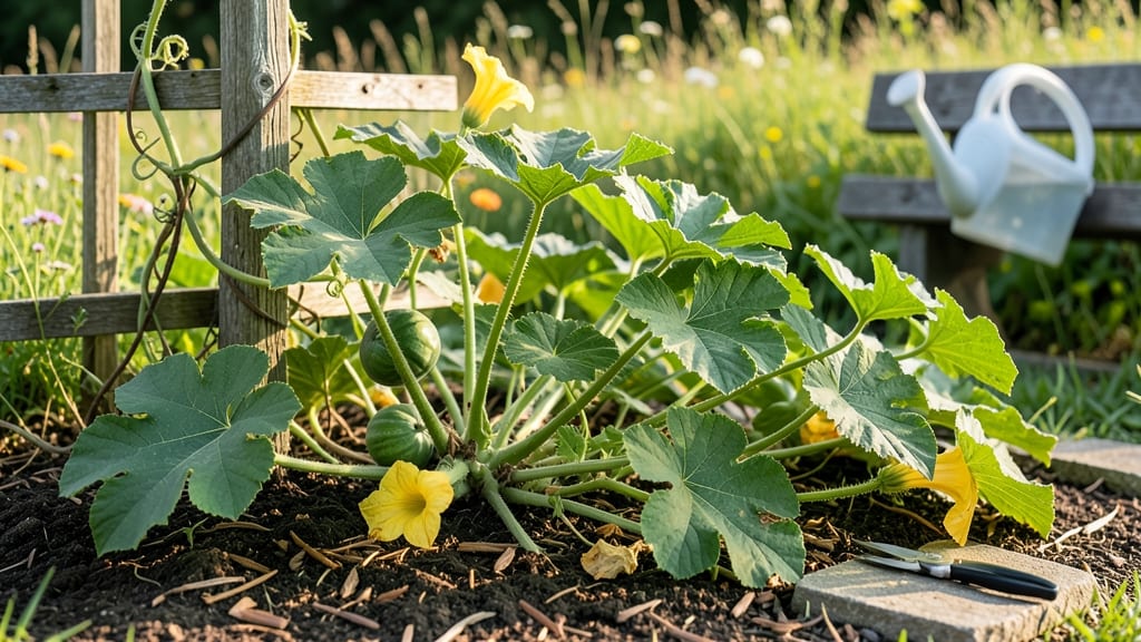 Pumpkin Plants Blooming: Vibrant Orange Canopy in 90 Days
