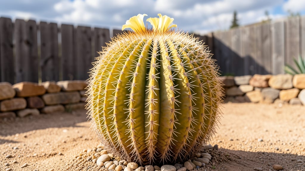 Barrel Cactus Blooming: Sun-Triggered Desert Drama in 3 Stages