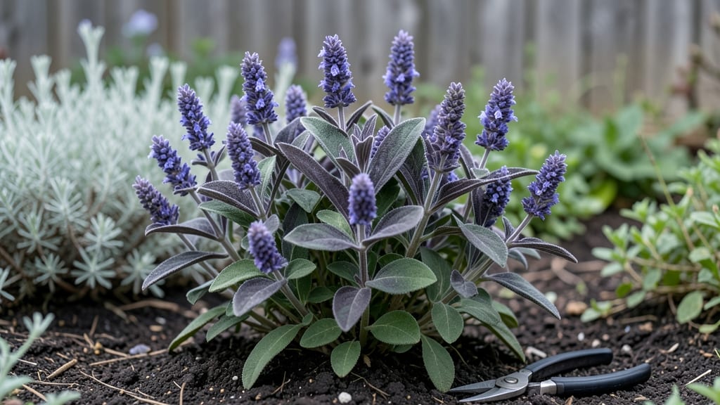 Black and Bloom Salvias: Fragrant Perennials That Thrive on Neglect