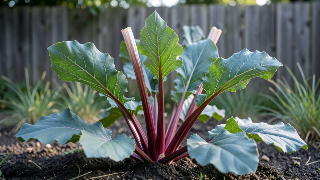 Blooming Rhubarb Plants: Year-Round Harvest With Minimal Care