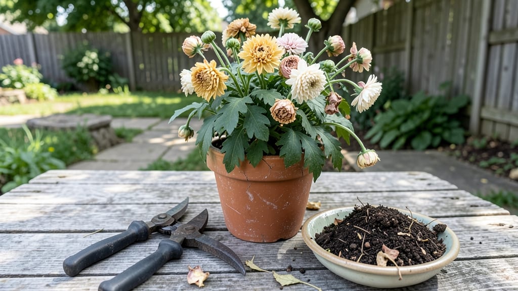 Potted Mums After Blooming: Revive and Replant for Next Season’s Beauty