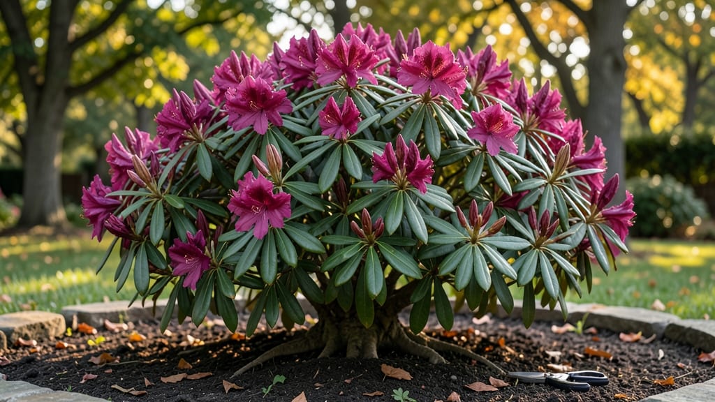 Fall Blooming Rhododendron: Pink-Purple Clusters That Thrive in Shade Gardens