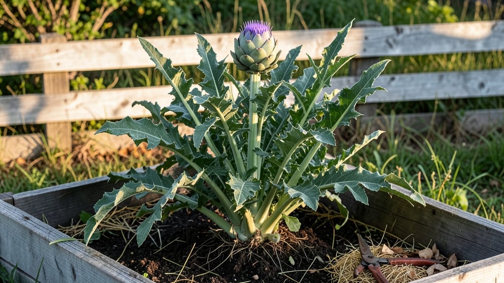 Artichoke Plant Blooms: First Harvest Ready in 60 Days