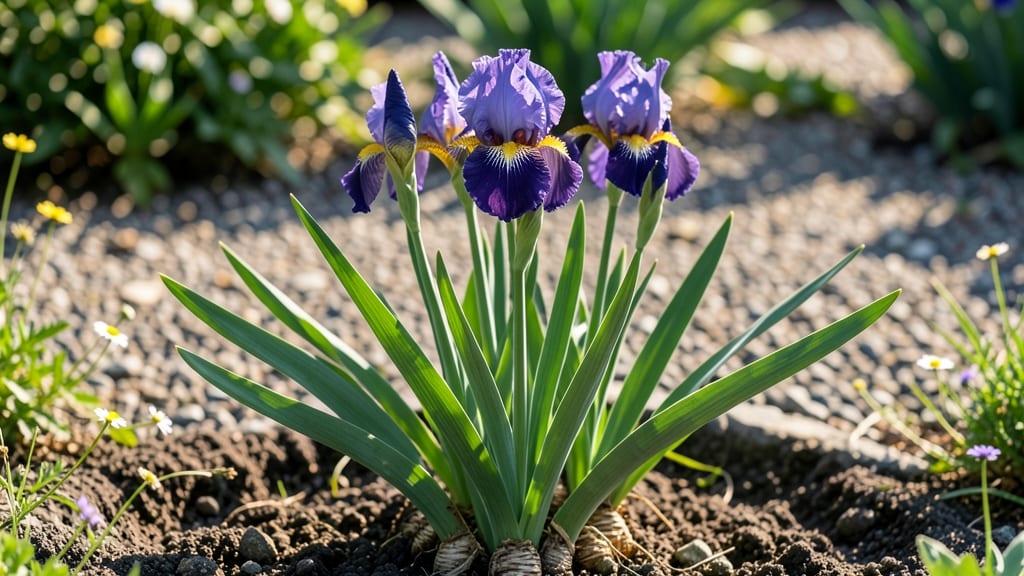 Double Blooming Irises: Reblooming Magic in One Season