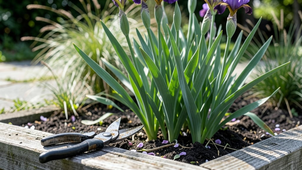 Pruning Iris After Blooming: Cut Back to Preserve Next Year's Bold Display