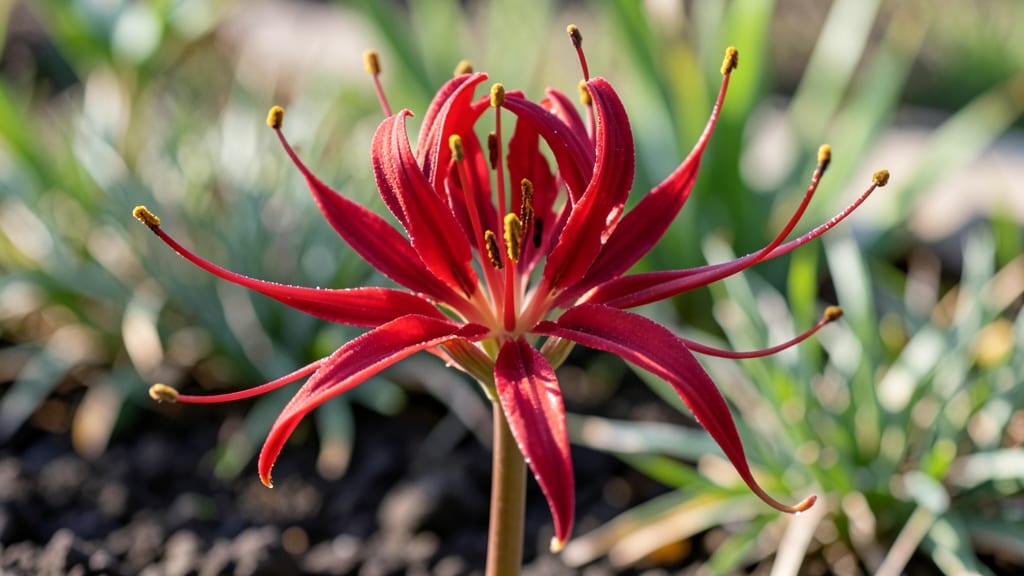 Red Spider Lily Bloom: Frost-Resistant Perennial That Reblooms Year After Year