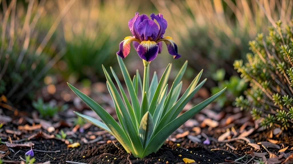 Blooming Time for Irises: Purple Starbursts That Thrive in Full Sun