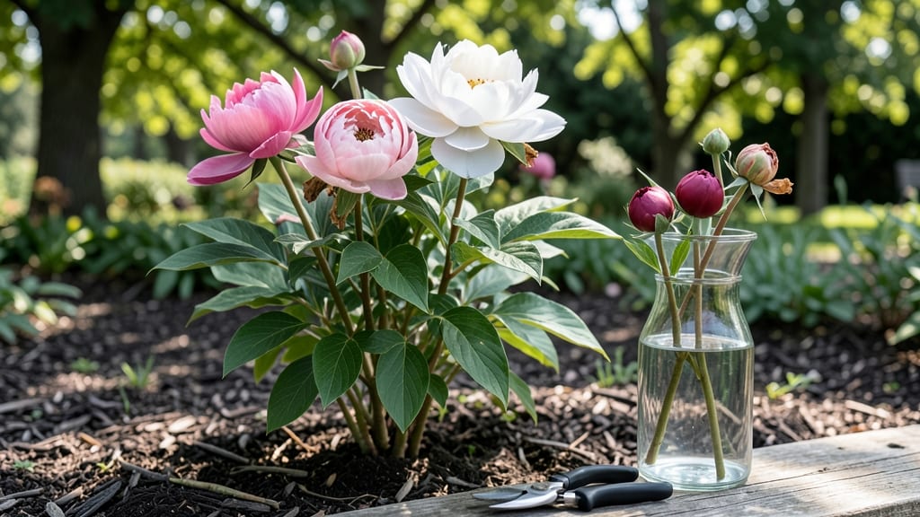 Cutting Peony Blooms: Precision Timing for Long-Lasting Stems