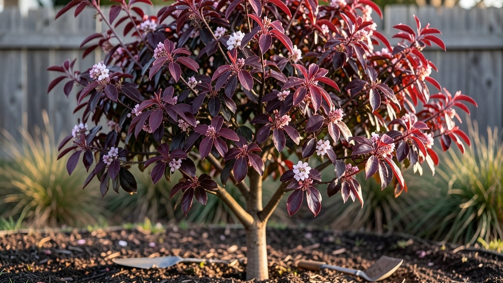 Purple Leaf Plum Bloom: Cold-Hardy Stunner With Vibrant Year-Round Color