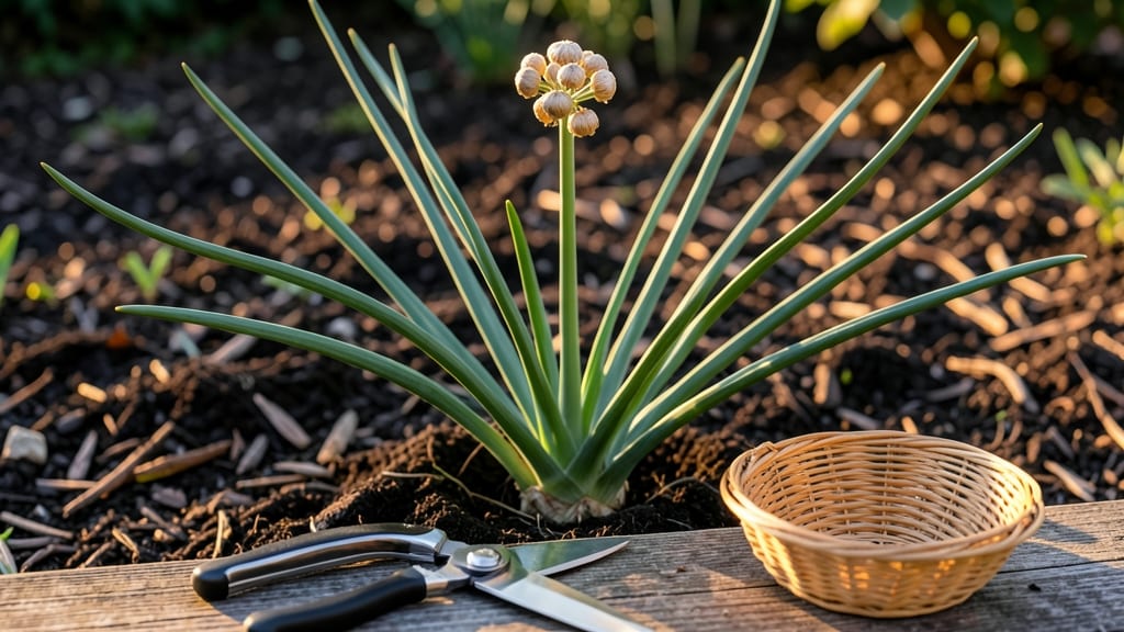 Growing Cutting Blooming Onions: Layered Stems for Year-Round Harvests