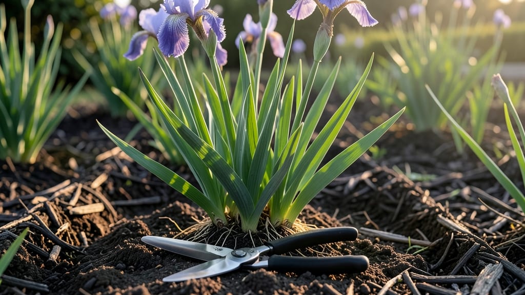 Pruning Irises After Bloom: Reblooming Magic With 3 Simple Snips