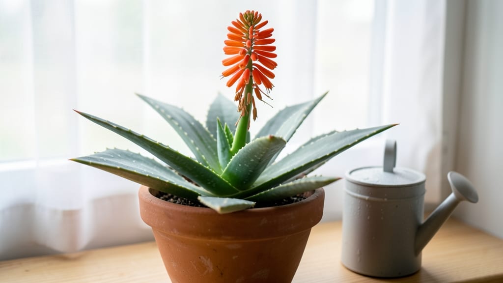 Aloe Vera Flower Bloom: Indoor Sunshine That Thrives Without Deadheading
