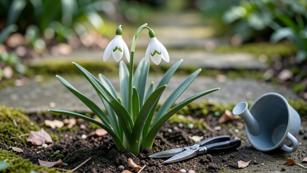 Snowdrops in Bloom: Early Spring's Frost-Defying White Magic