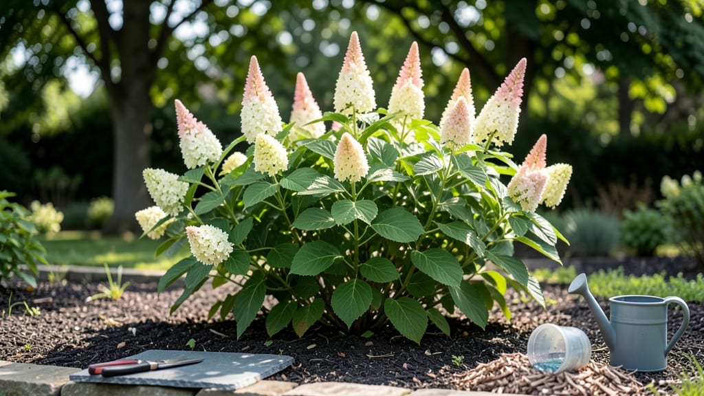 Panicle Hydrangeas Bloom: Summer's Fragrant Starbursts in Full Glory