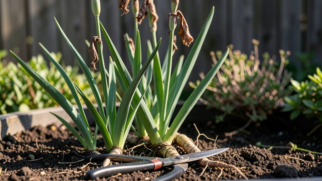 Cutting Back Irises After Blooming: Year-Round Vigor Through Strategic Pruning