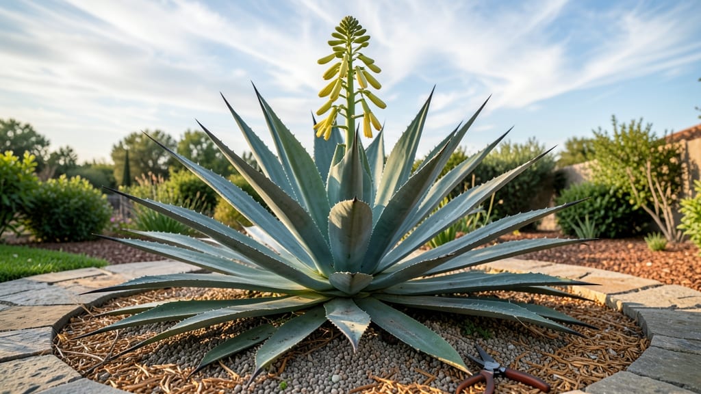 Blue Agave Plant Bloom: Forced Flowering Secrets for Rare Harvest