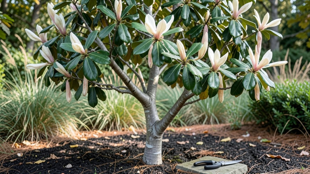 Sweetbay Magnolia in Bloom: Southern Garden’s Fragrant Evergreen Showstopper