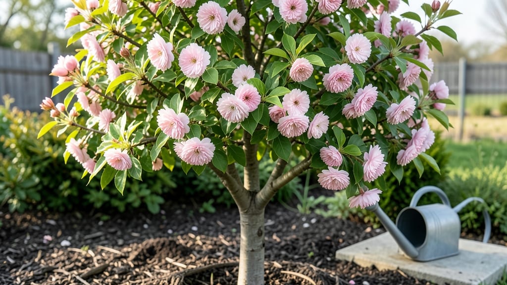 Double Bloom Cherry Tree: Year-Round Purple Spikes With Minimal Care