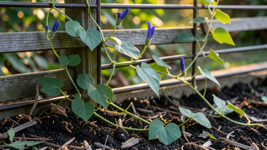 Morning Glory Before Bloom: Greenhouse-Ready Starter for Vibrant Summer Climbers