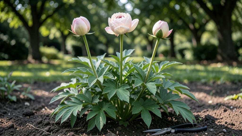 Peony Before Bloom: Frost-Defying Pink Clouds That Reveal Themselves Early