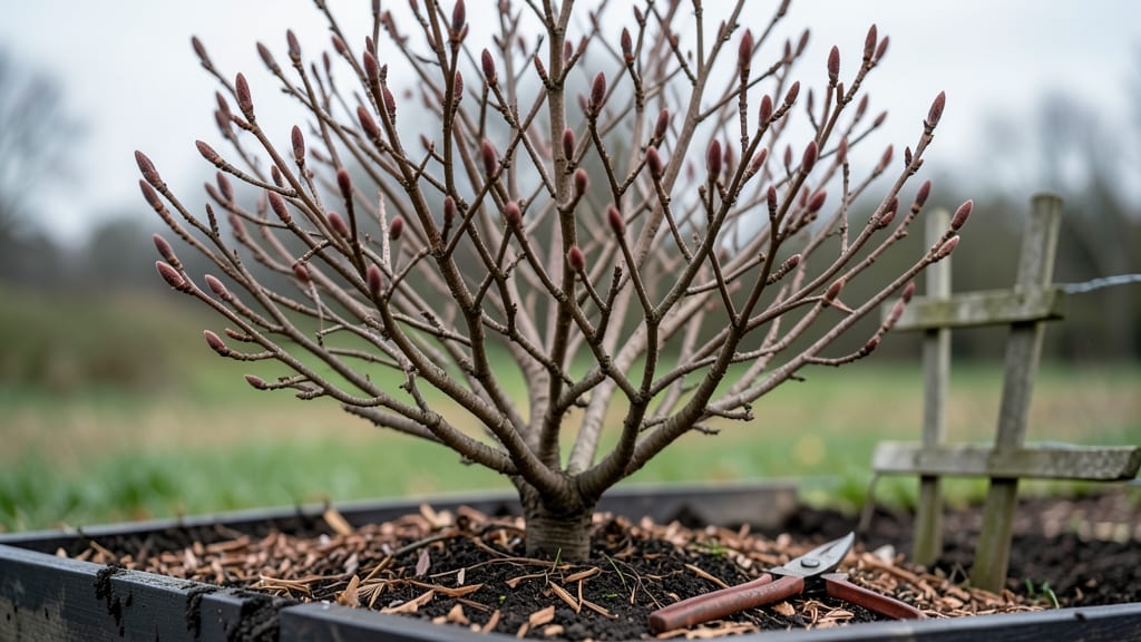 What Does a Lilac Bush Look Like Before It Blooms: Slender Stems With Emerging Bud Clusters